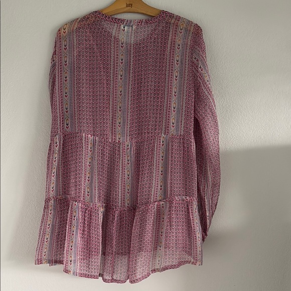 Sundance Gemini Sheer Boho Blouse - Picture 4 of 5